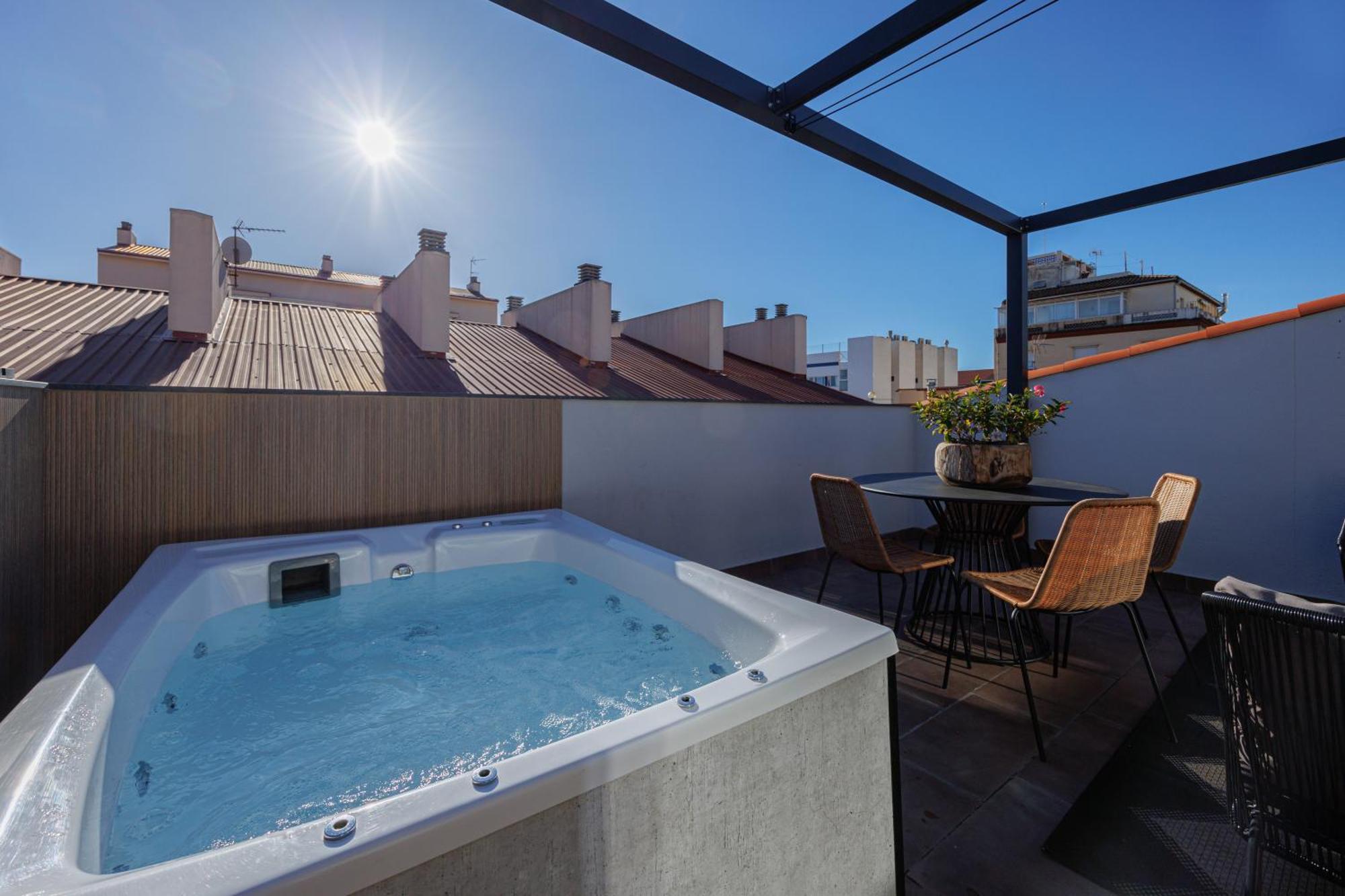 Atico Duplex Playa Area Barcelona Con Spa Exterior มอนท์กัต ภายนอก รูปภาพ